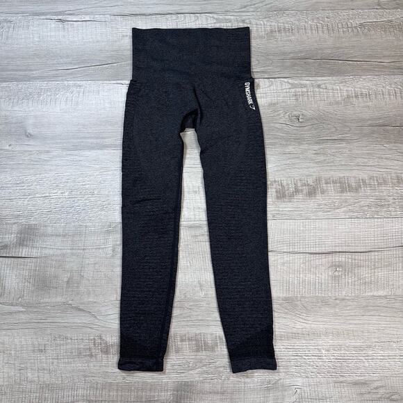 Gymshark Stretch Running/Yoga Pant/Leggings WMNS Small Gray Gym Workout Tapered - Picture 1 of 8